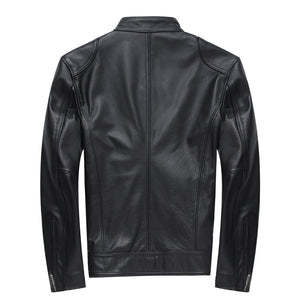 PU leather men's casual Jacket-Leather jacket for mens | Regalia Lodge