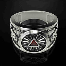 Load image into Gallery viewer, Men&#39;s Punk Mason Masonic Ring Freemasons Fashion Ring masons Symbol Ring | Regalia Lodge