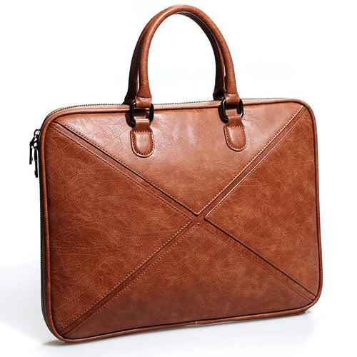 Men's briefcase leather business briefcase Portable Document briefcase Handbag Business Briefcase Official Briefcase | Regalia Lodge