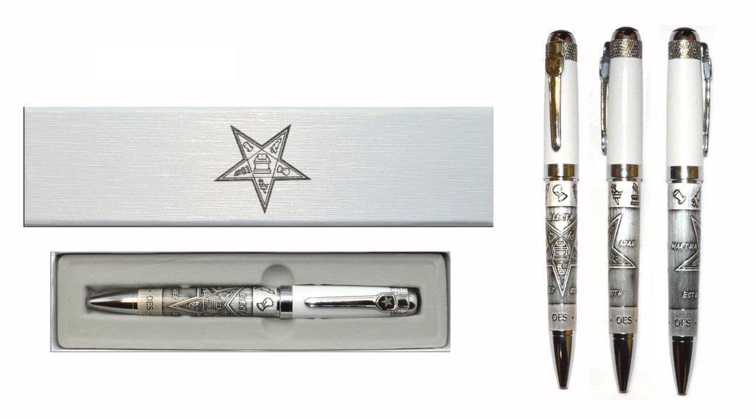 Masonic Eastern Star Ballpoint Pen-Masonic Symbol Roller Ball Pen | Regalia Lodge