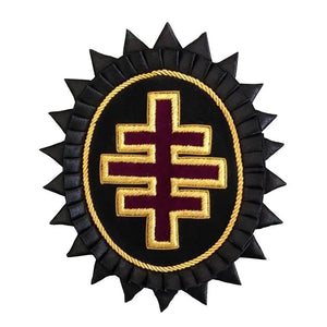 Knights Templar Chapeau Rosettes - Bullion Embroidery | Regalia Lodge
