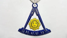 Load image into Gallery viewer, Masonic Regalia Blue Lodge Past Master Masons Silk Threaded Masonic Apron | Regalia Lodge