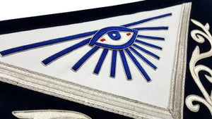 Masonic Regalia Blue Lodge Past Master Masons Silk Threaded Masonic Apron | Regalia Lodge