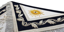 Carica l&#39;immagine nel visualizzatore di Gallery, Masonic Regalia Past Master Apron Gold &amp; Silver Hand Unique Masons Regalia Embroidery Apron | Regalia Lodge
