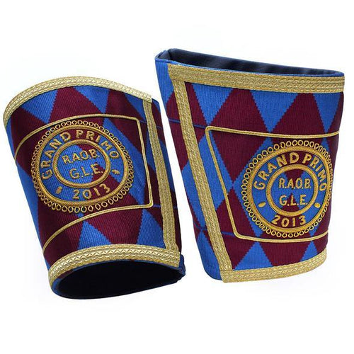 Masonic Gauntlets Cuffs - Embroidered | Regalia Lodge