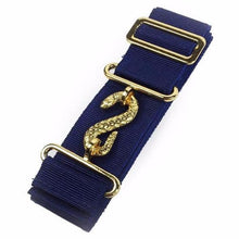Carica l&#39;immagine nel visualizzatore di Gallery, Masonic Belt Extender Navy | Regalia Lodge