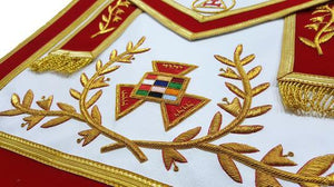 Past High Priest PHP Master Mason Embroidery apron with Tassel-Royal Arch Regalia Masonic Apron | Regalia Lodge