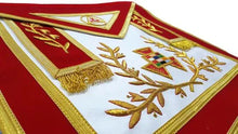 Carica l&#39;immagine nel visualizzatore di Gallery, Past High Priest PHP Master Mason Embroidery apron with Tassel-Royal Arch Regalia Masonic Apron | Regalia Lodge