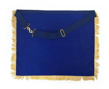 Carica l&#39;immagine nel visualizzatore di Gallery, Past Master Masons Regalia Masonic Blue Lodge Apron With Wreath Bullion Hand Embroidered | Regalia Lodge