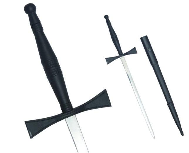 Masonic Dagger with Black Hilt and Black Scabbard + Free Case | Regalia Lodge
