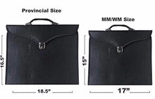 Carica l&#39;immagine nel visualizzatore di Gallery, Masonic regalia MM/WM &amp; Provincial Apron Bag with compass | Regalia Lodge