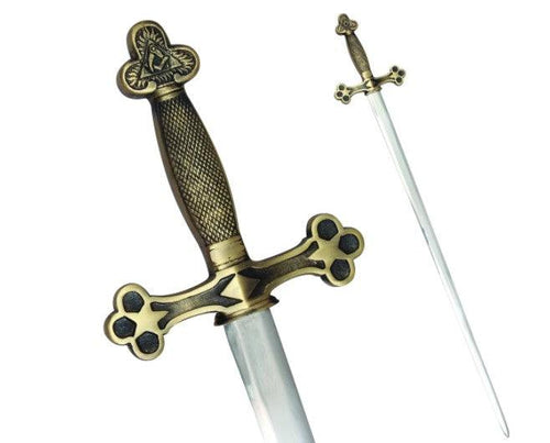 Masonic Ceremonial Sword Square Compass + Free Case | Regalia Lodge