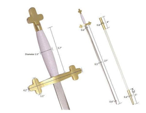 Masonic Sword White Hilt and White Scabbard 35 3/4" + Free Case | Regalia Lodge