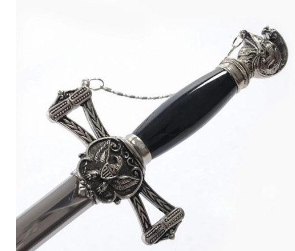 Knights of St. John Masonic Sword Eagle Guard Chain 37.5
