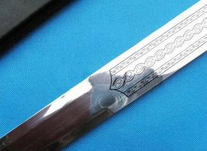 Mio Cid Anointed Knights Templar Golden Sword Scabbard Totem Engraving 49" | Regalia Lodge