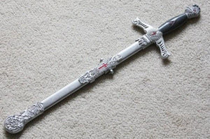 Masonic Knights Templar Sword Knife Red Cross W/ Scabbard 22" | Regalia Lodge