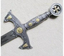 Carica l&#39;immagine nel visualizzatore di Gallery, 12th Century Espada Knights Templar Sword W/ Plaque 48&quot; | Regalia Lodge
