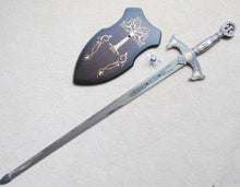 Carica l&#39;immagine nel visualizzatore di Gallery, 12th Century Espada Knights Templar Sword W/ Plaque 48&quot; | Regalia Lodge
