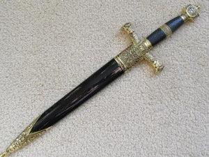Ark of the Covenant King Solomon Sword Knife W/ Sheath 15.8" | Regalia Lodge