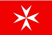 画像をギャラリービューアに読み込む, Knights of Malta Masonic Flag Red | Regalia Lodge