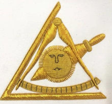 Load image into Gallery viewer, Masonic Council PIM Past Illustrious Master Apron Hand Embroidered | Regalia Lodge