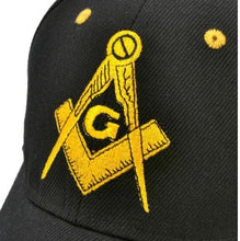 画像をギャラリービューアに読み込む, Embroidery Masonic Baseball Cap | Regalia Lodge