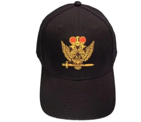 Scottish Rite Wings UP 33rd degree Masonic Baseball Cap | Regalia Lodge