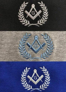 Polo Shirt with Square Compass & G Embroidery Logo | Regalia Lodge