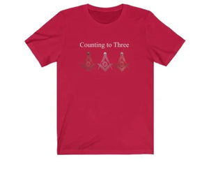 Counting To Three Masonic T-Shirt | Regalia Lodge