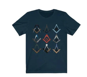 Square & Compass Symbols Masonic T-Shirt | Regalia Lodge
