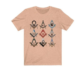 Square & Compass Symbols Masonic T-Shirt | Regalia Lodge