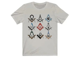 Square & Compass Symbols Masonic T-Shirt | Regalia Lodge