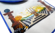 Carica l&#39;immagine nel visualizzatore di Gallery, Custom Hand-Painted Scottish Rite Masonic Apron | Regalia Lodge