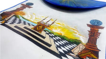 Carica l&#39;immagine nel visualizzatore di Gallery, Custom Hand-Painted Scottish Rite Masonic Apron | Regalia Lodge