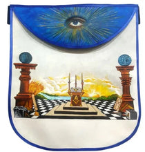 Carica l&#39;immagine nel visualizzatore di Gallery, Custom Hand-Painted Scottish Rite Masonic Apron | Regalia Lodge