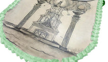 Carica l&#39;immagine nel visualizzatore di Gallery, 19th Century Inspired Hand-Painted Apron | Regalia Lodge