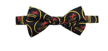 Carica l&#39;immagine nel visualizzatore di Gallery, High Quality 100% Silk Masonic Knight Templar Bow Tie Black &amp; Yellow | Regalia Lodge