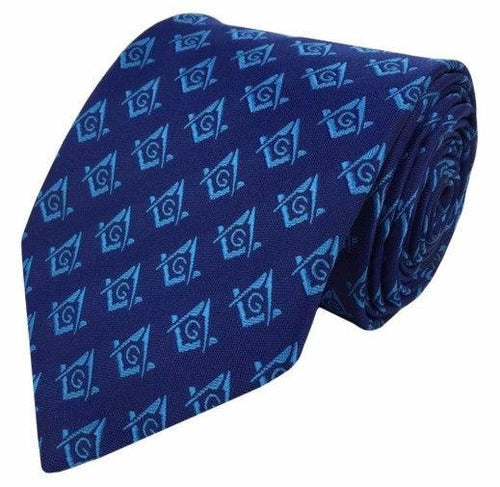 Masonic Regalia Craft Masons Silk Tie with Square Compass & G Lodge Gift | Regalia Lodge