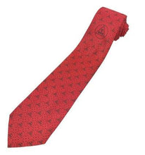 Load image into Gallery viewer, Masonic Royal Arch Red Tie new design Triple Taus | Regalia Lodge