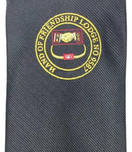 Carica l&#39;immagine nel visualizzatore di Gallery, Masonic Tie with Lodge logo | Regalia Lodge