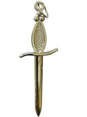 Masonic Regalia Silver Collar Jewel - Tyler / Tiler / Outer Guard | Regalia Lodge