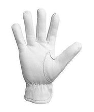 Carica l&#39;immagine nel visualizzatore di Gallery, Masonic White Soft Leather Gloves With Square and compass | Regalia Lodge