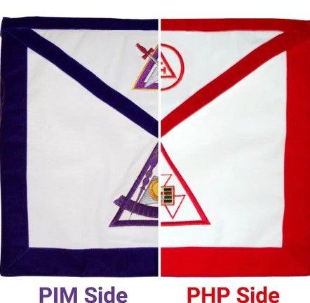PHP / PIM York Rite Apron Reversible Double-Sided | Regalia Lodge