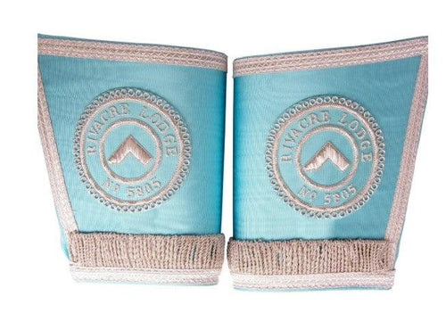 Masonic Gauntlets Cuffs - Embroidered with Fringe | Regalia Lodge