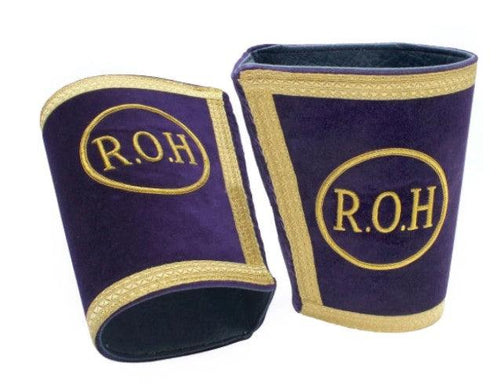 Masonic Gauntlets Cuffs - Embroidered | Regalia Lodge