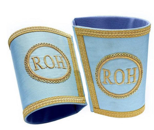 Masonic Gauntlets Cuffs - Embroidered | Regalia Lodge