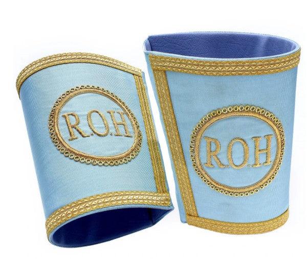 Masonic Gauntlets Cuffs - Embroidered | Regalia Lodge