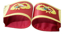 Afbeelding in Gallery-weergave laden, Past Grand High Priest Gauntlet Cuff Set, Royal Arch PGHP Masonic Cuffs | Regalia Lodge