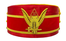 画像をギャラリービューアに読み込む, 32nd Degree Scottish Rite Wings UP Red Cap Bullion Hand Embroidery | Regalia Lodge