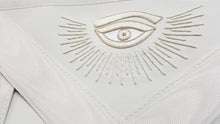 Carica l&#39;immagine nel visualizzatore di Gallery, White Master Mason Masonic regalia Apron with Tassels | Regalia Lodge